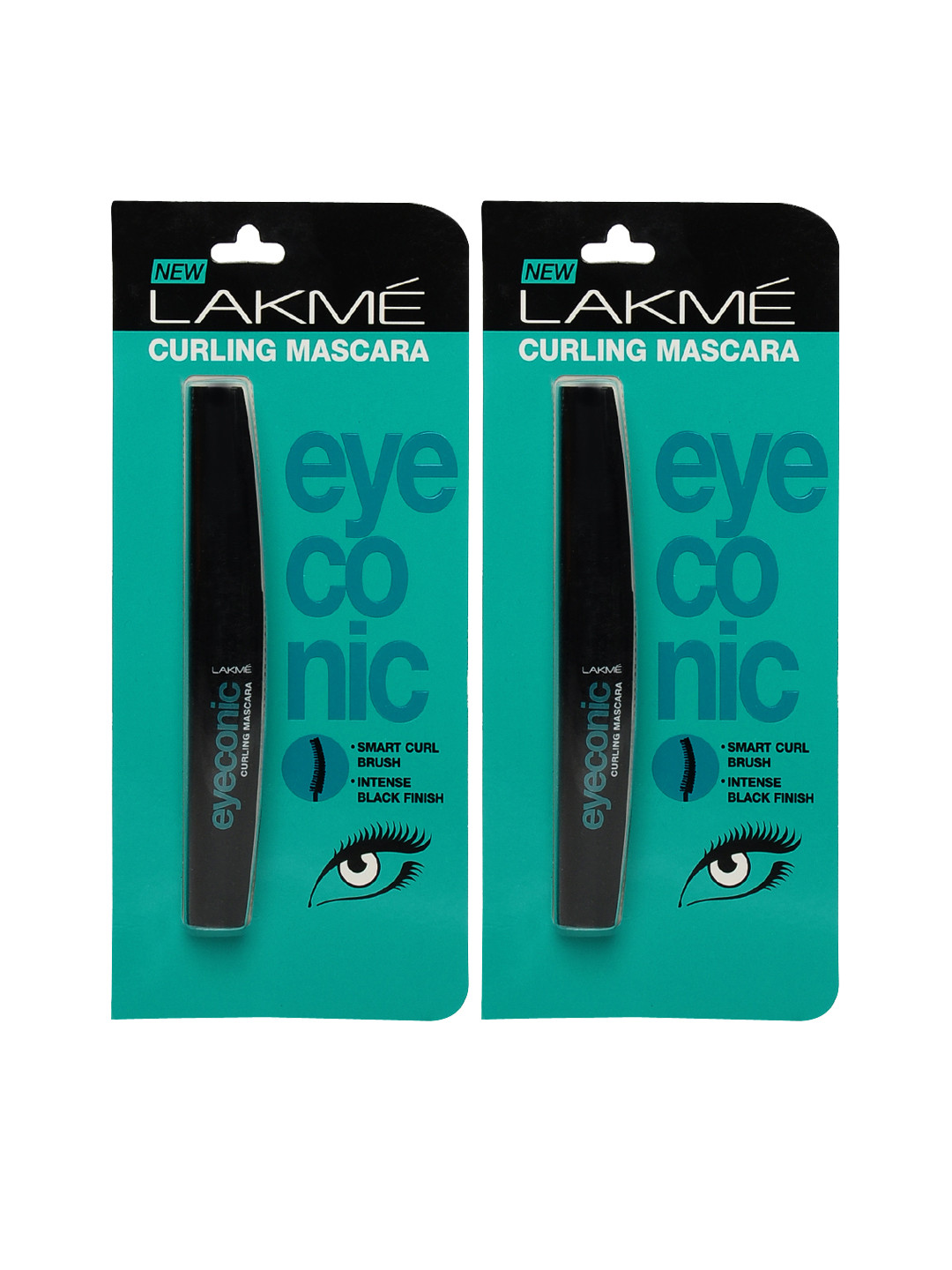 Lakme Eyeconic Set Of 2 Curling Mascara 9 ml, Black
Lakme Eyeconic Set Of 2 Curling Mascara 9 ml, Black