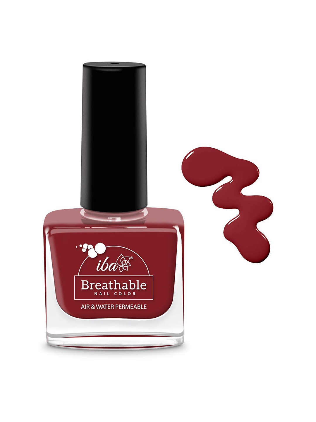 Iba Halal Care Very Berry Argan Oil Enriched Breathable Nail Color 9 ml, Pink