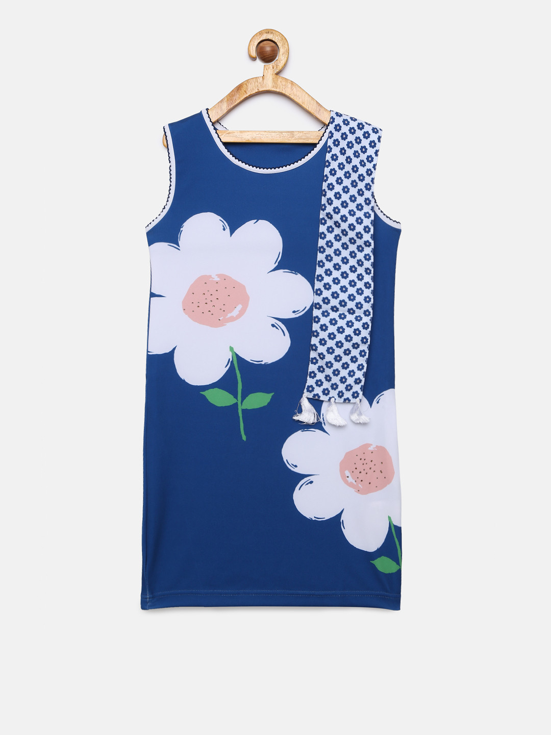 Peppermint Girls Blue Printed Bodycon Dress 
Peppermint Girls Blue Printed Bodycon Dress