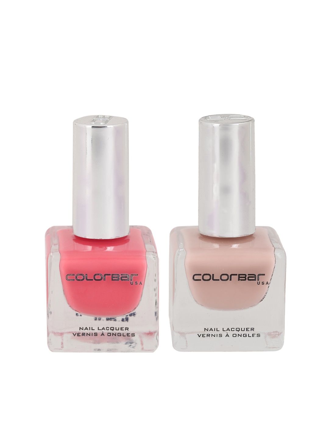 Colorbar Set of 2 Luxe Nail Lacquer, Pink
