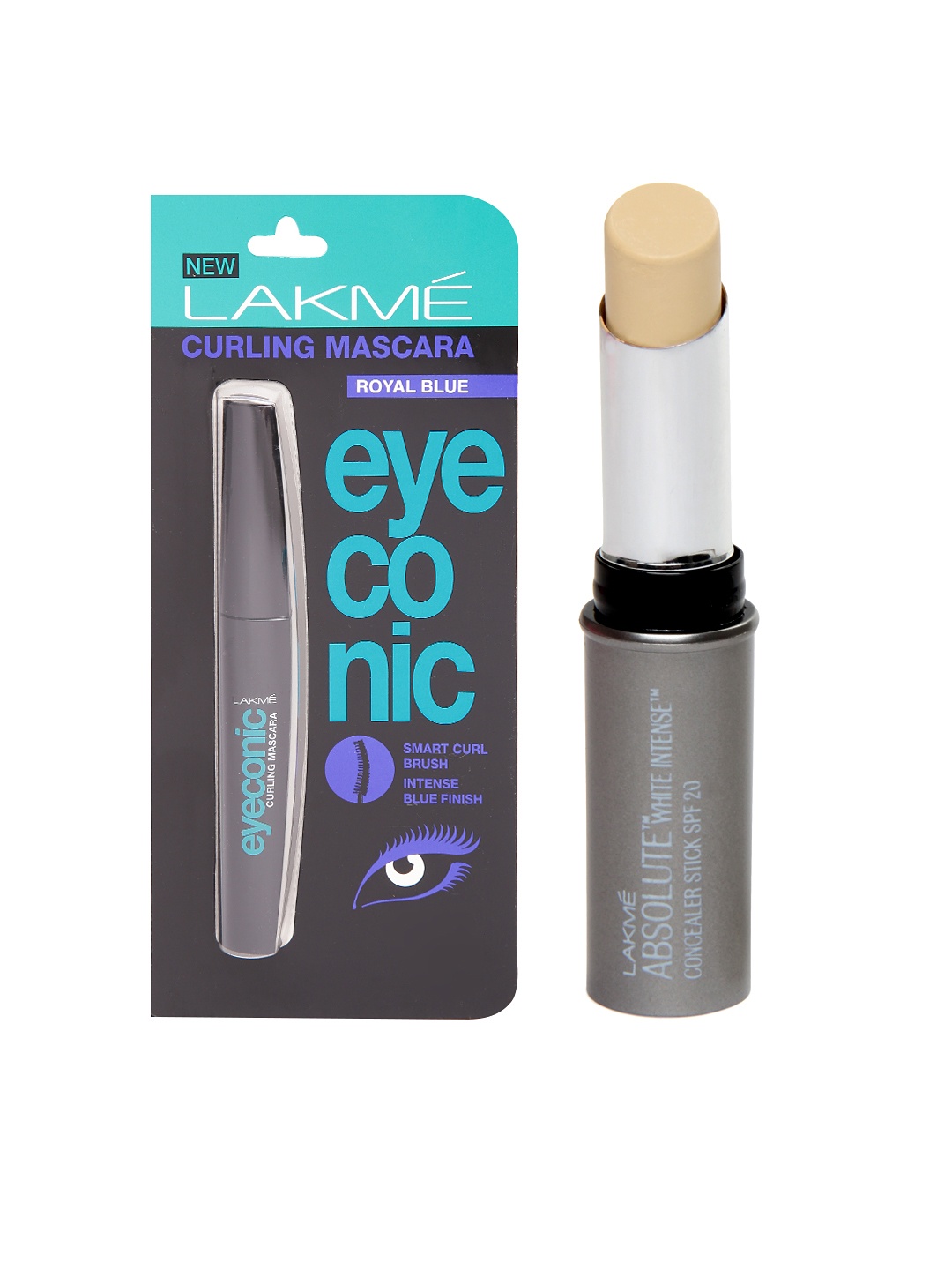 Lakme Royal Blue Curling Mascara & Lakme Absolute White Intense Fair Concealer Stick, Grey
Lakme Royal Blue Curling Mascara & Lakme Absolute White Intense Fair Concealer Stick, Grey