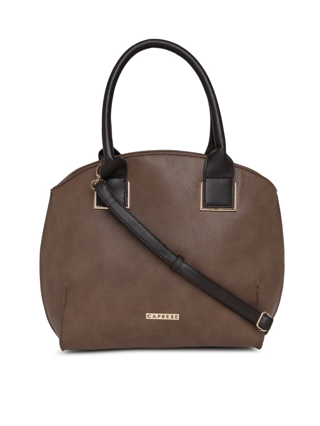 Caprese Tan Solid Handheld Bag