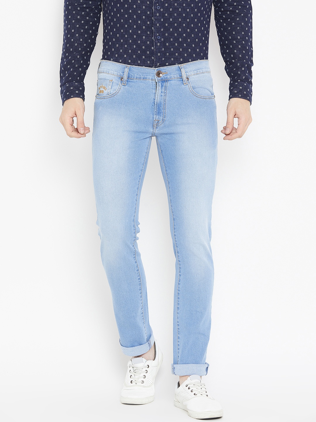 Pepe Jeans Men Blue Regular Fit Mid-Rise Clean Look Vapour Regular Fit Stretchable Jeans
Pepe Jeans Men Blue Regular Fit Mid-Rise Clean Look Vapour Regular Fit Stretchable Jeans