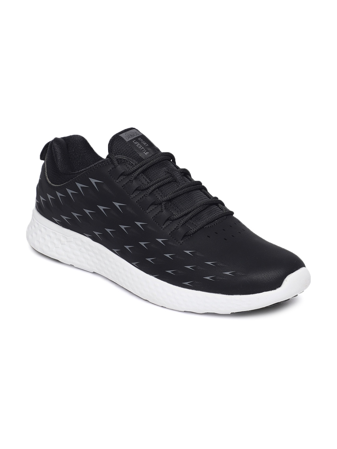 PEAK Men Black Walking Shoes
