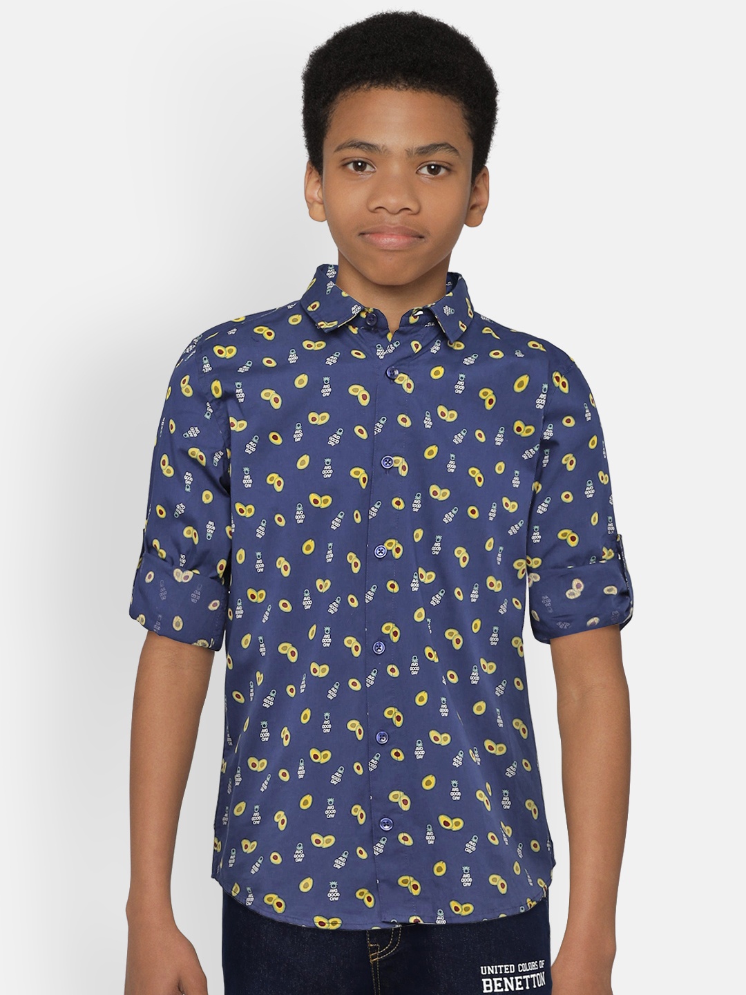 United Colors of Benetton Boys Navy & Yellow Regular Fit Printed Casual Shirt, Navy blue
United Colors of Benetton Boys Navy & Yellow Regular Fit Printed Casual Shirt, Navy blue