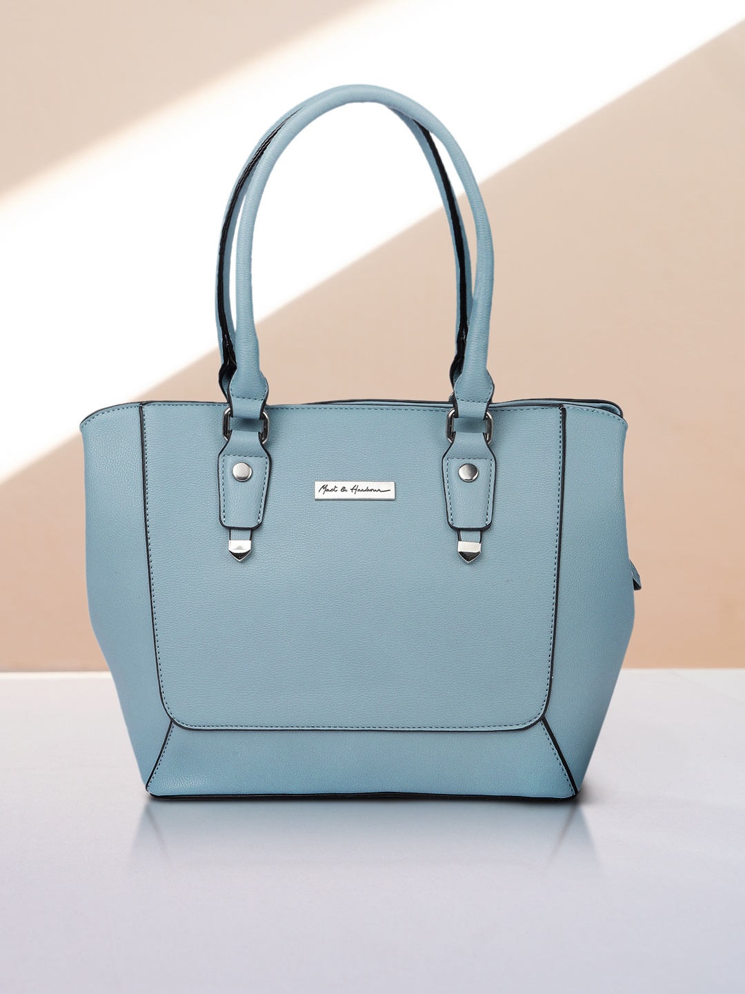 Mast & Harbour Women Blue Solid Shoulder Bag