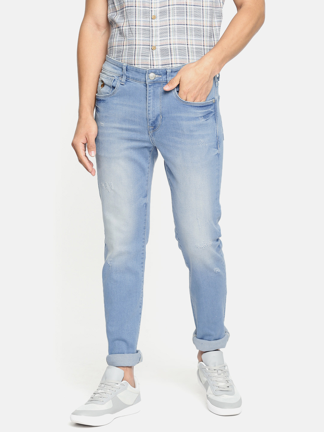 U.S. Polo Assn. Denim Co. Men Blue Regallo Skinny Fit Low Distress Stretchable Jeans
U.S. Polo Assn. Denim Co. Men Blue Regallo Skinny Fit Low Distress Stretchable Jeans