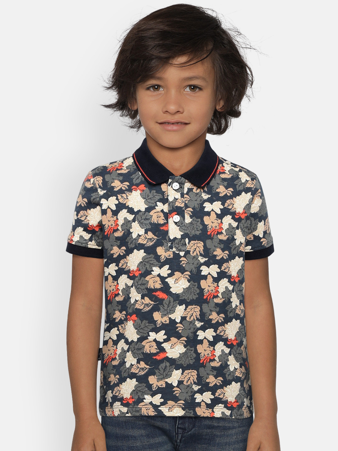 Pepe Jeans Boys Multicoloured Printed Polo Collar T-shirt, Multi
Pepe Jeans Boys Multicoloured Printed Polo Collar T-shirt, Multi
