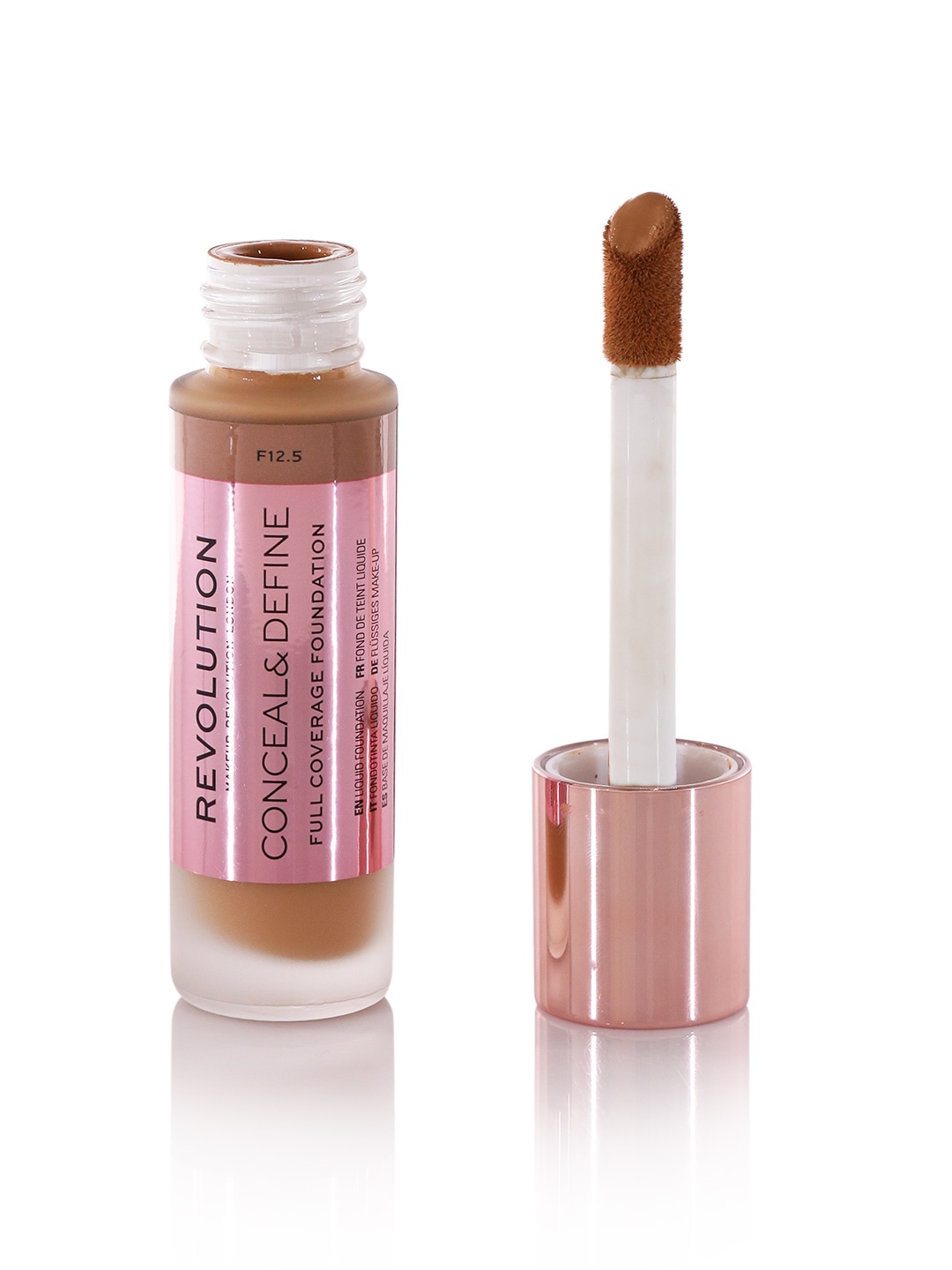 Makeup Revolution London Conceal & Define Full Coverage Foundation - F12.5 23ml, Beige
Makeup Revolution London Conceal & Define Full Coverage Foundation - F12.5 23ml, Beige
