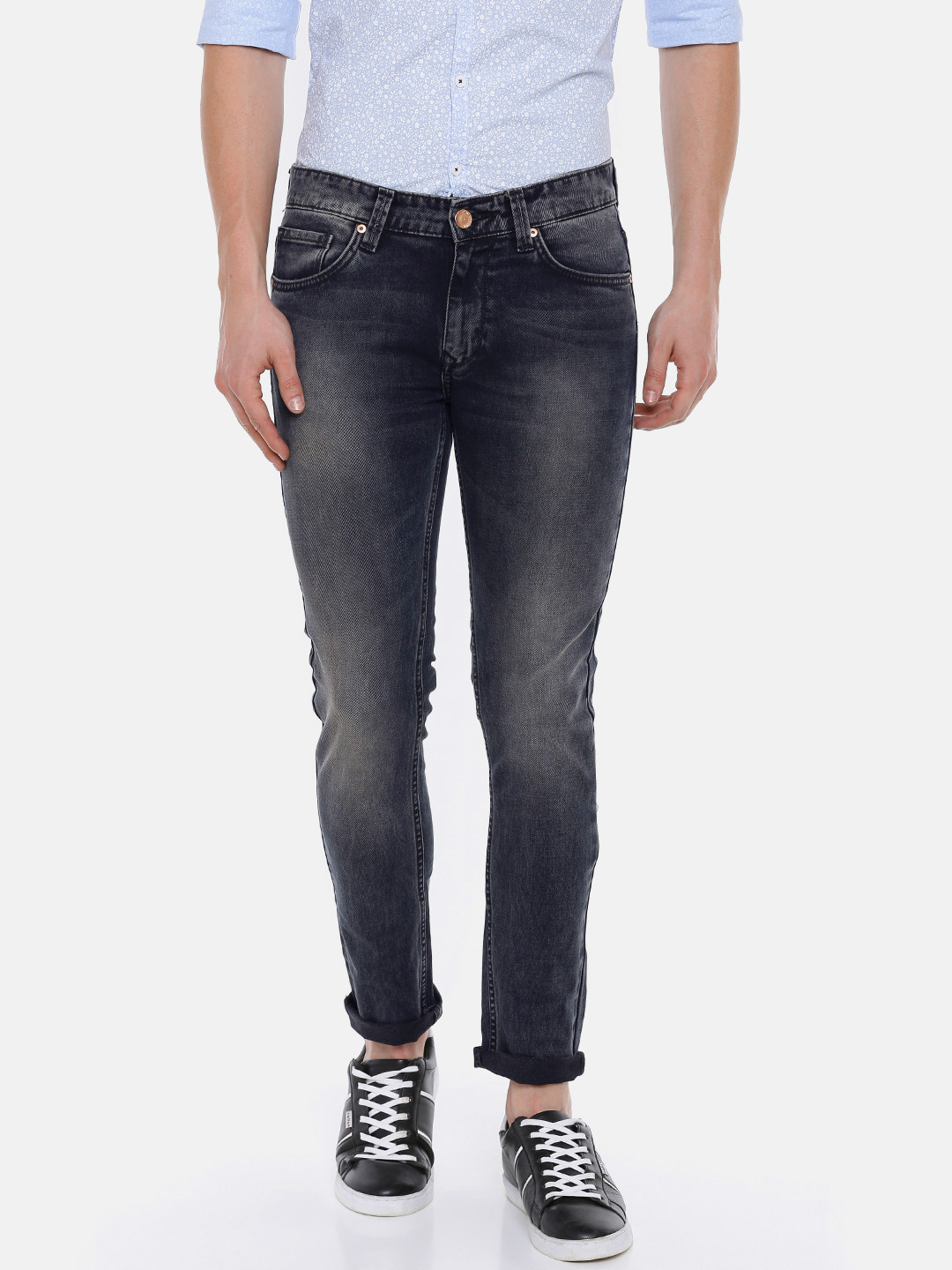 SPYKAR Men Blue Skinny Fit Low-Rise Clean Look Stretchable Jeans 
SPYKAR Men Blue Skinny Fit Low-Rise Clean Look Stretchable Jeans