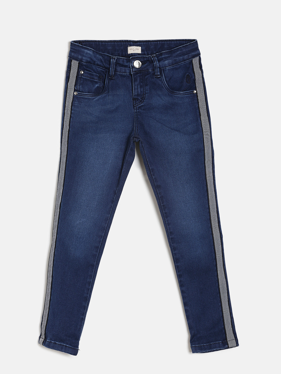 Gini and Jony Girls Blue Slim Fit Mid-Rise Clean Look Jeans
Gini and Jony Girls Blue Slim Fit Mid-Rise Clean Look Jeans