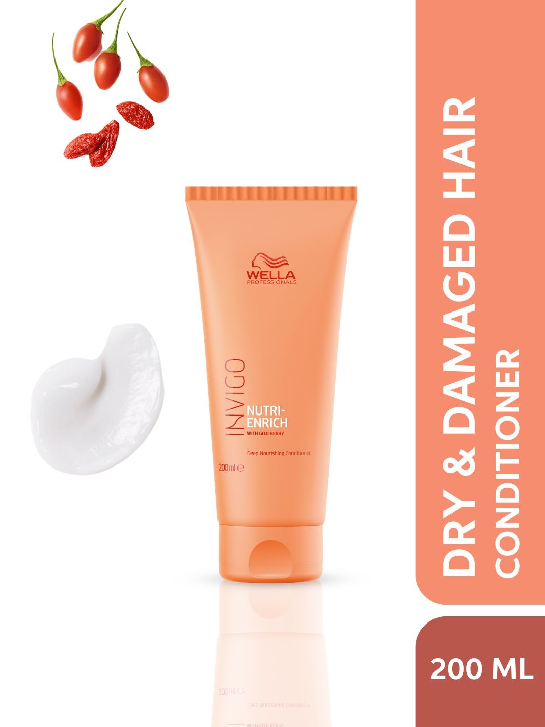 WELLA Professionals Invigo Nutri-Enrich Deep Nourishing Conditioner 200 ml, Orange
WELLA Professionals Invigo Nutri-Enrich Deep Nourishing Conditioner 200 ml, Orange