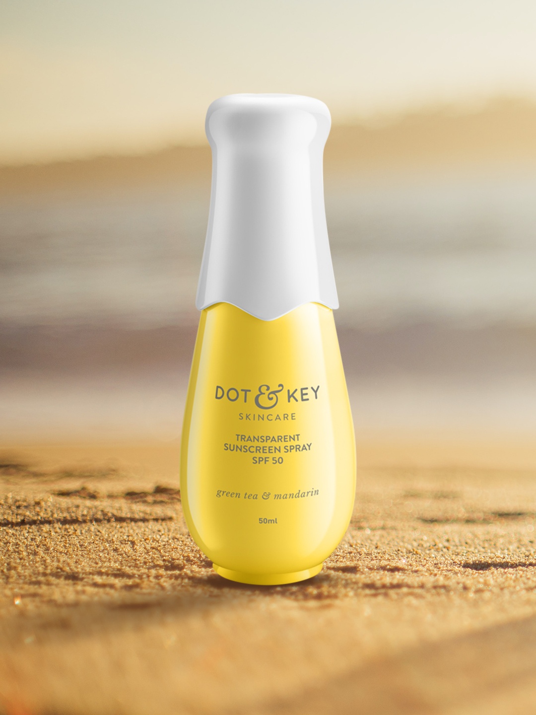 DOT & KEY SPF 50 No White Cast Transparent Face Sunscreen Spray PA+++ For Dry Skin - 50 ml, Yellow
DOT & KEY SPF 50 No White Cast Transparent Face Sunscreen Spray PA+++ For Dry Skin - 50 ml, Yellow