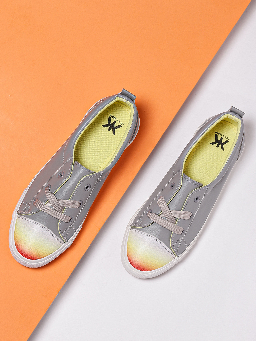 Kook N Keech Women Grey Sneakers
Kook N Keech Women Grey Sneakers