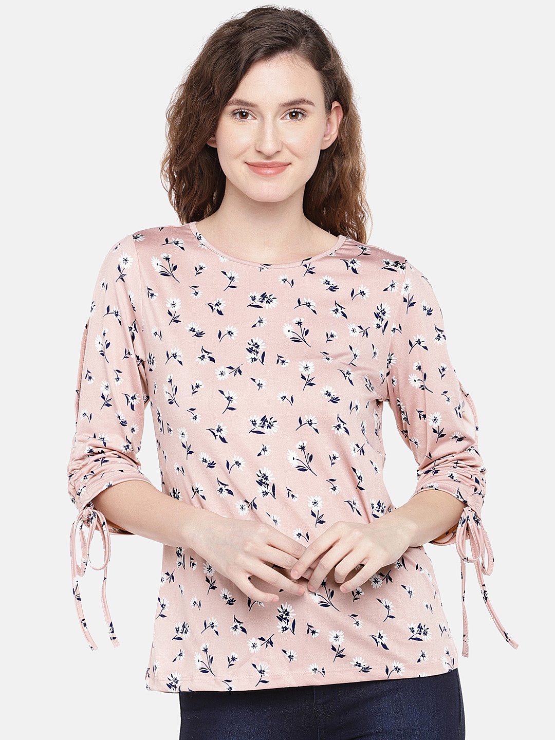Globus Women Pink Printed Top