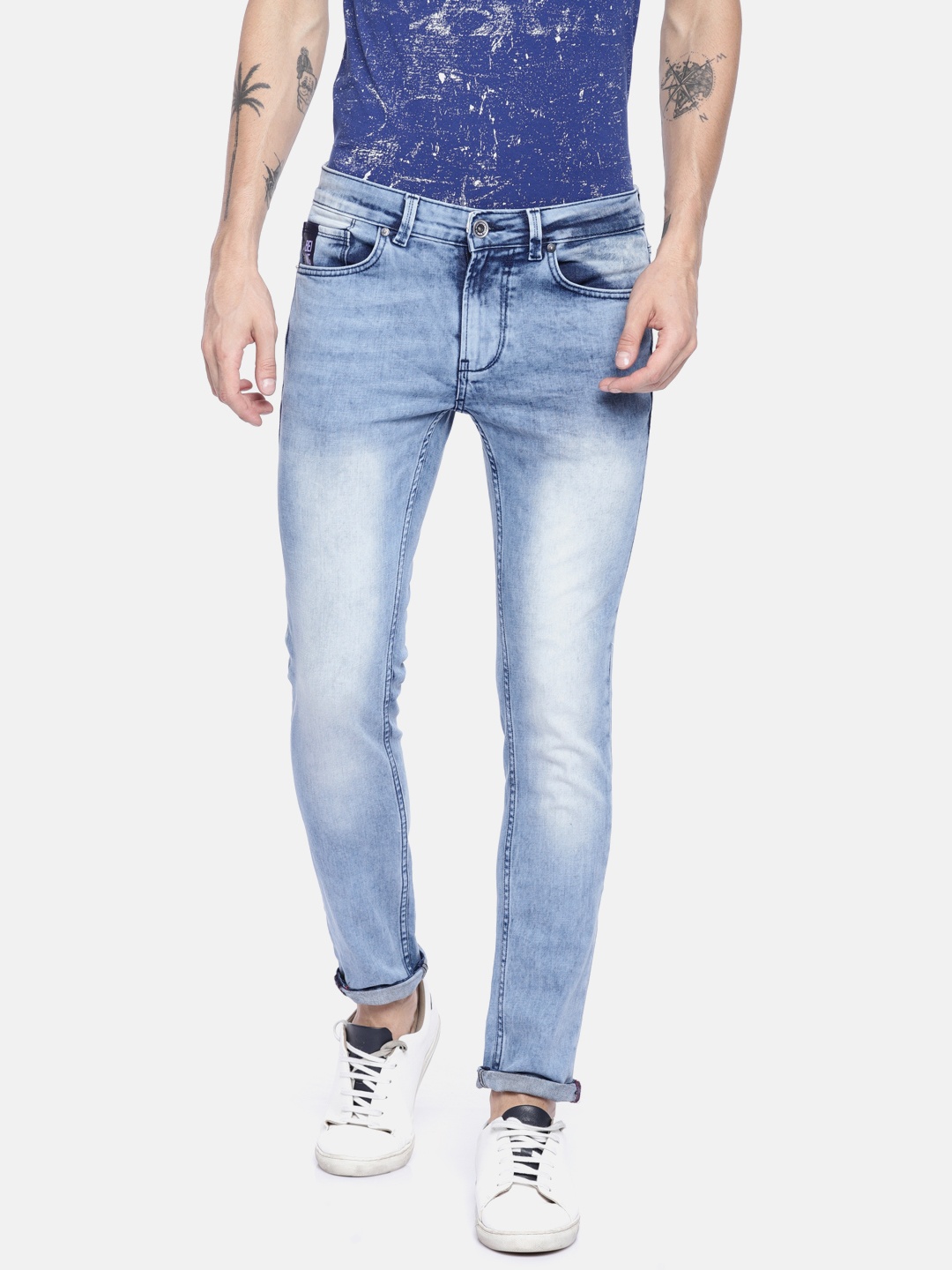 Being Human Clothing Men Blue Skinny Fit Mid-Rise Clean Look Stretchable Jeans
Being Human Clothing Men Blue Skinny Fit Mid-Rise Clean Look Stretchable Jeans