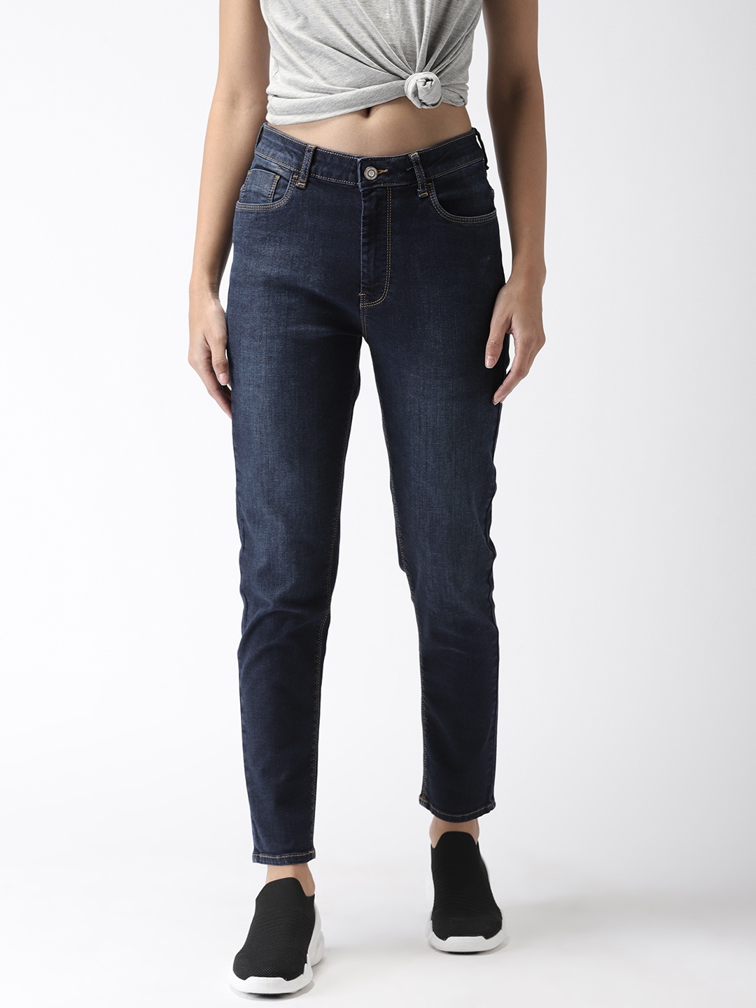 Flying Machine Women Navy Blue Veronica Skinny Fit High-Rise Clean Look Stretchable Jeans
Flying Machine Women Navy Blue Veronica Skinny Fit High-Rise Clean Look Stretchable Jeans