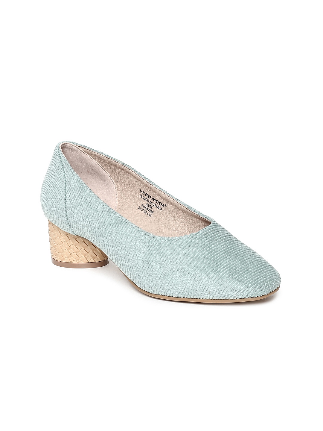 Vero Moda Women Blue Solid Pumps