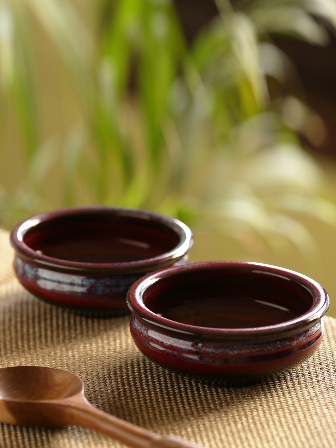 ExclusiveLane Set Of 2 Dusk of the Day Hand Glazed Studio Pottery Ceramic Serving Bowls, Maroon
ExclusiveLane Set Of 2 Dusk of the Day Hand Glazed Studio Pottery Ceramic Serving Bowls, Maroon