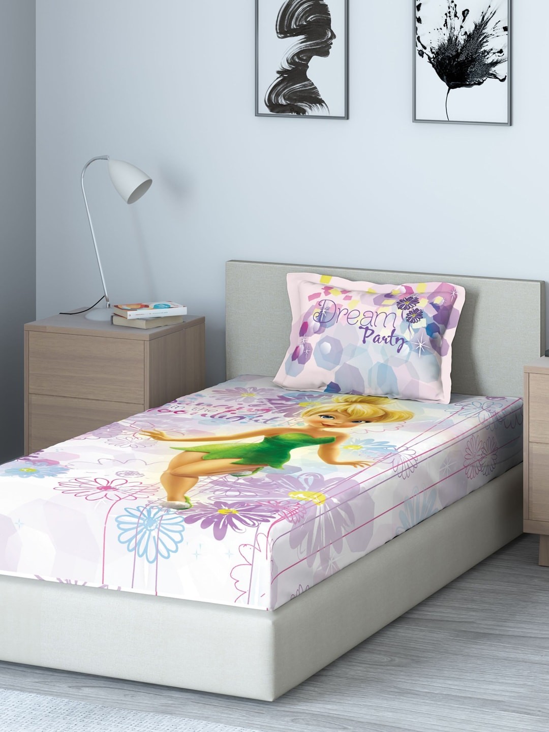 DDecor Grey & Green Cartoon Characters 140 TC Cotton 1 Single Bedsheet with 1 Pillow Cover
DDecor Grey & Green Cartoon Characters 140 TC Cotton 1 Single Bedsheet with 1 Pillow Cover