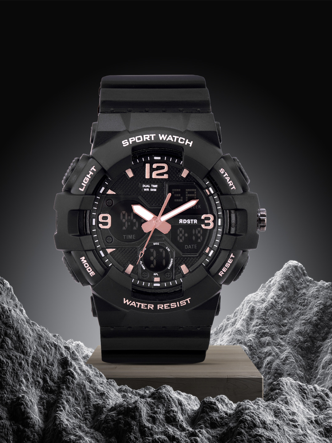 The Roadster Lifestyle Co Men Black Analogue and Digital Multi Function Watch MFB-PN-OS-AD1711
The Roadster Lifestyle Co Men Black Analogue and Digital Multi Function Watch MFB-PN-OS-AD1711