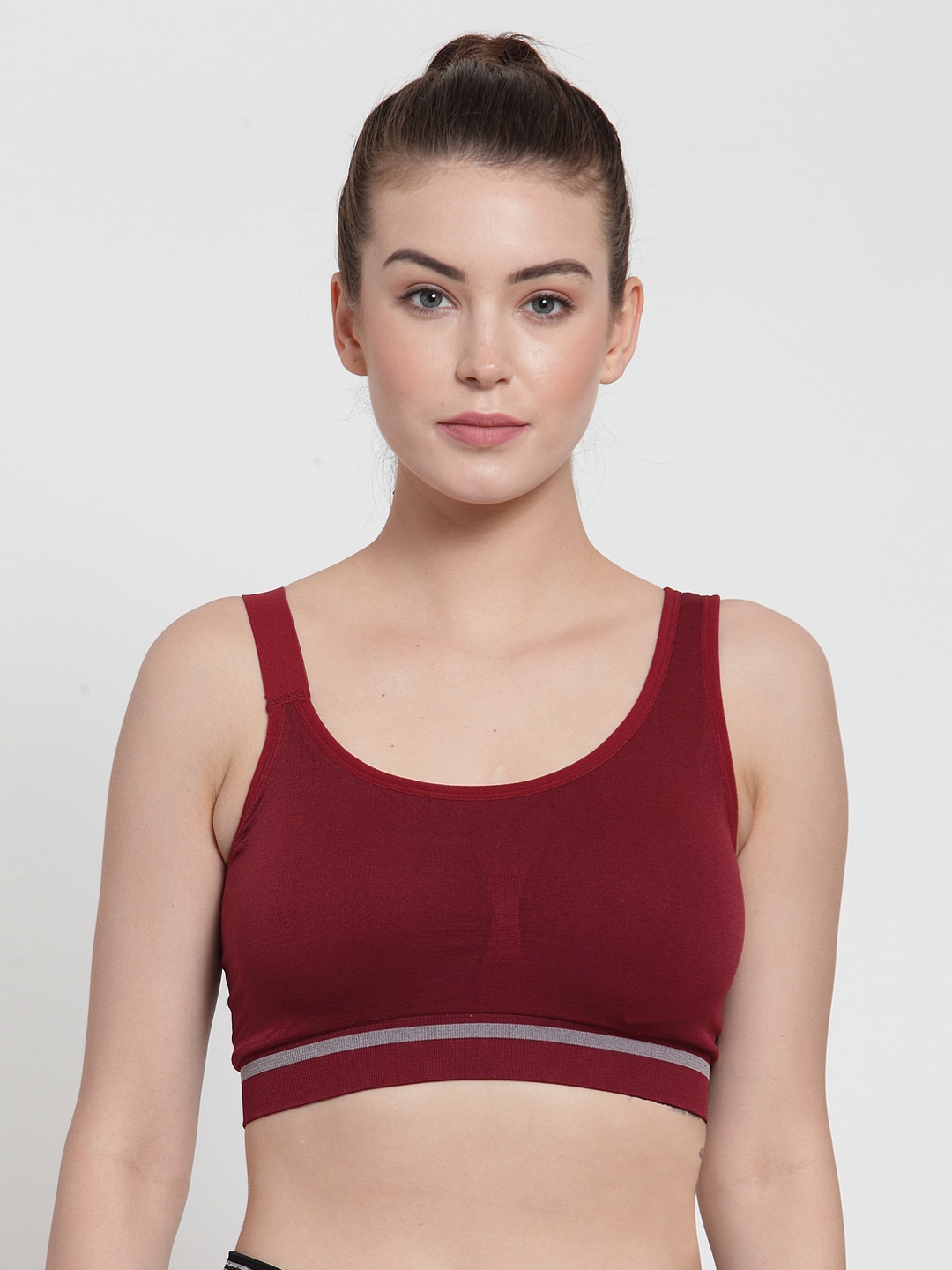 PrettyCat Women Maroon Solid Non-Wired Lightly Padded Sports Bra PC-SB-2PCS-5151-MAH-36B
PrettyCat Women Maroon Solid Non-Wired Lightly Padded Sports Bra PC-SB-2PCS-5151-MAH-36B