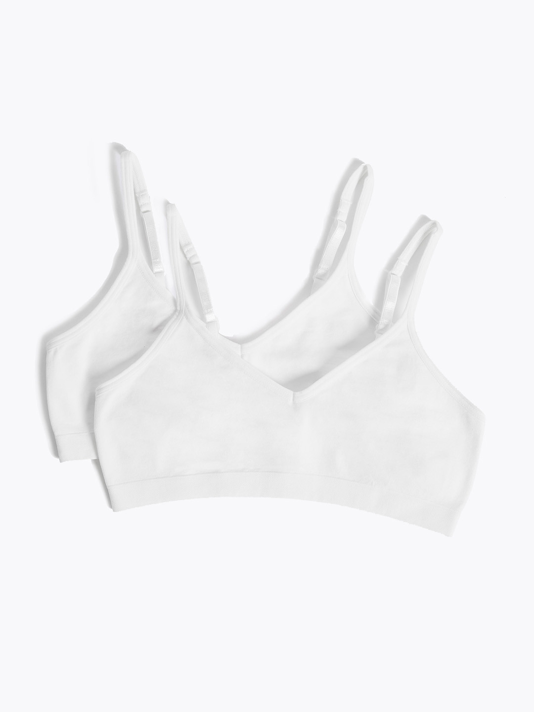 Marks & Spencer Pack of 2 Self Design Non-Wired Non Padded Beginners Bra T713348WHITE, White
Marks & Spencer Pack of 2 Self Design Non-Wired Non Padded Beginners Bra T713348WHITE, White