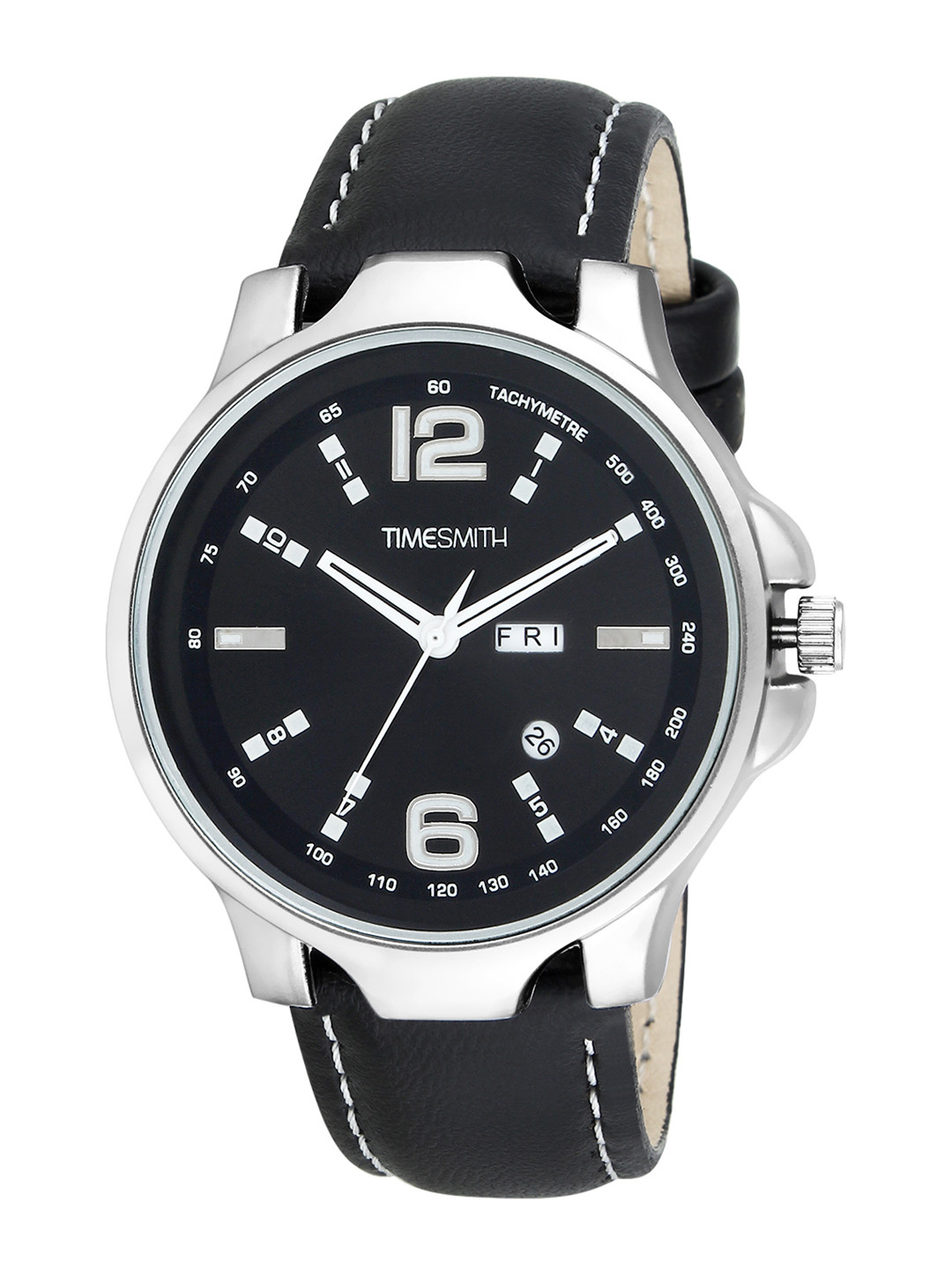 TIMESMITH Men Black Analogue Watch TSC-028 
TIMESMITH Men Black Analogue Watch TSC-028