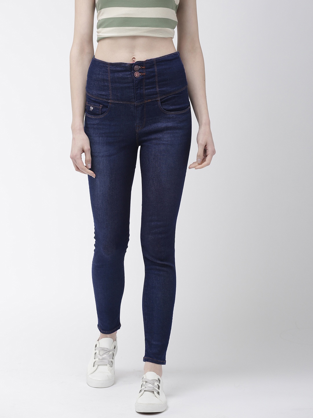 Flying Machine Women Navy Blue Corset Hourglass High-Rise Clean Look Stretchable Jeans
Flying Machine Women Navy Blue Corset Hourglass High-Rise Clean Look Stretchable Jeans