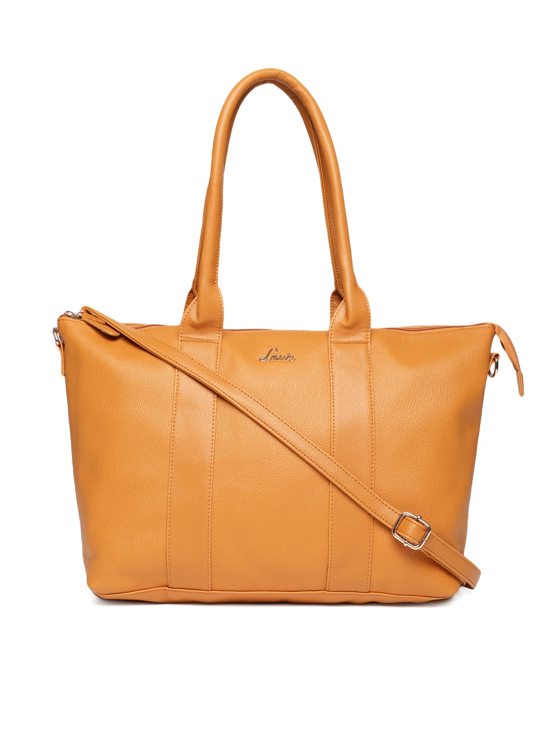 Lavie Yellow Solid Shoulder Bag