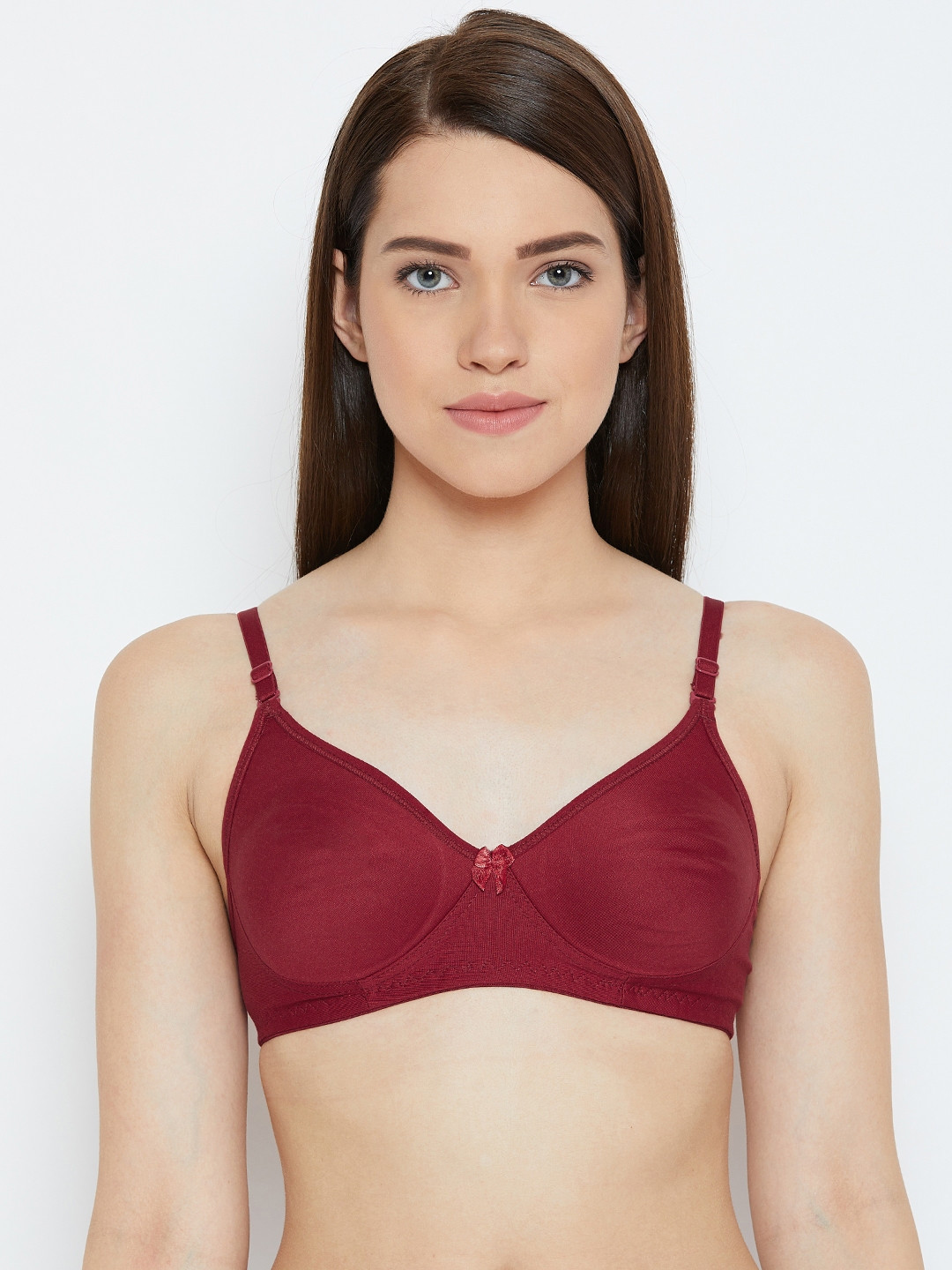 Lady Lyka Maroon Solid Non-Wired Non Padded Everyday Bra ENTIZER-11 
Lady Lyka Maroon Solid Non-Wired Non Padded Everyday Bra ENTIZER-11