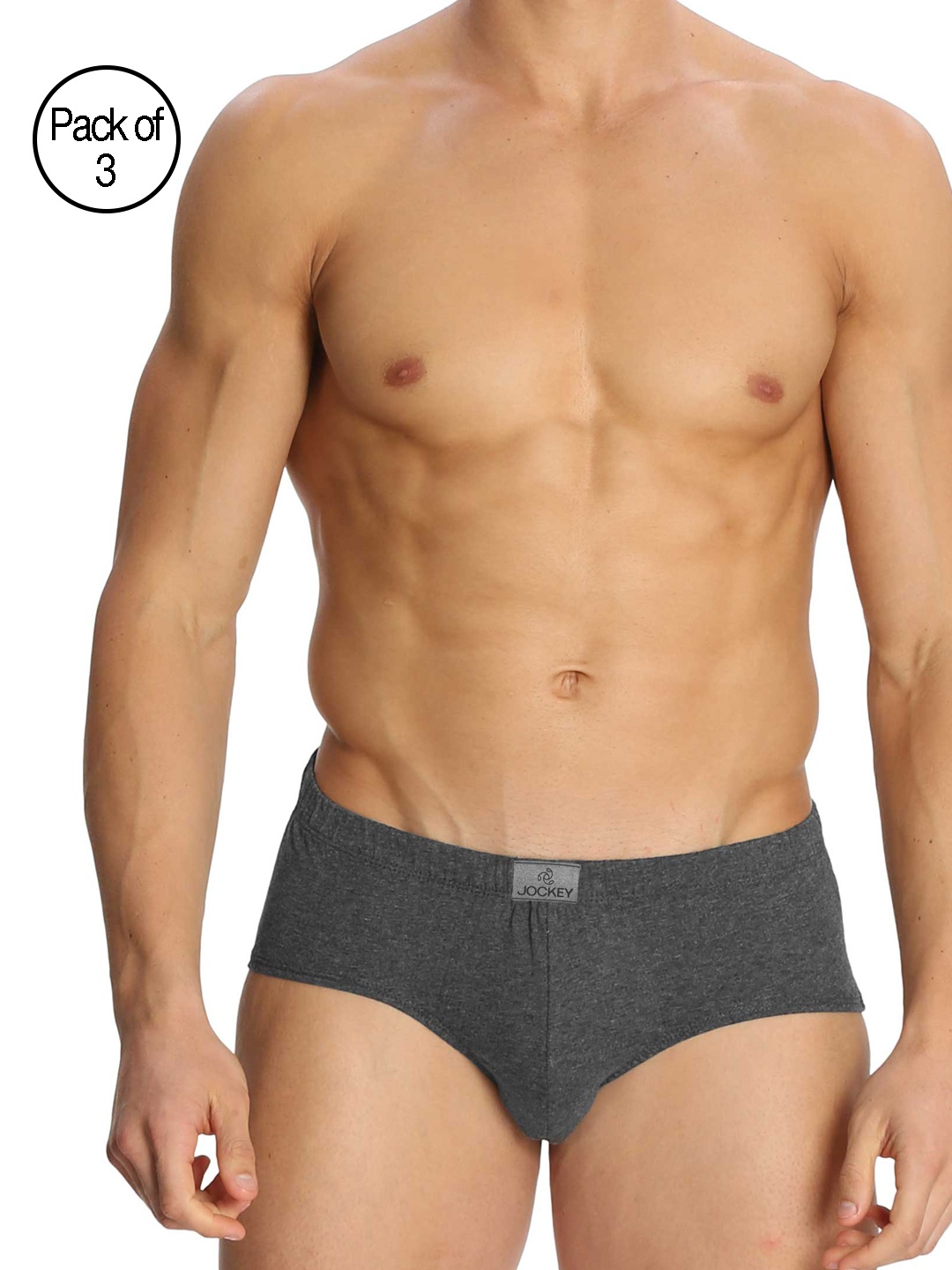 Jockey Pack of 3 Super Combed Cotton Solid Brief with Ultrasoft Concealed Waistband-8035, Charcoal
Jockey Pack of 3 Super Combed Cotton Solid Brief with Ultrasoft Concealed Waistband-8035, Charcoal