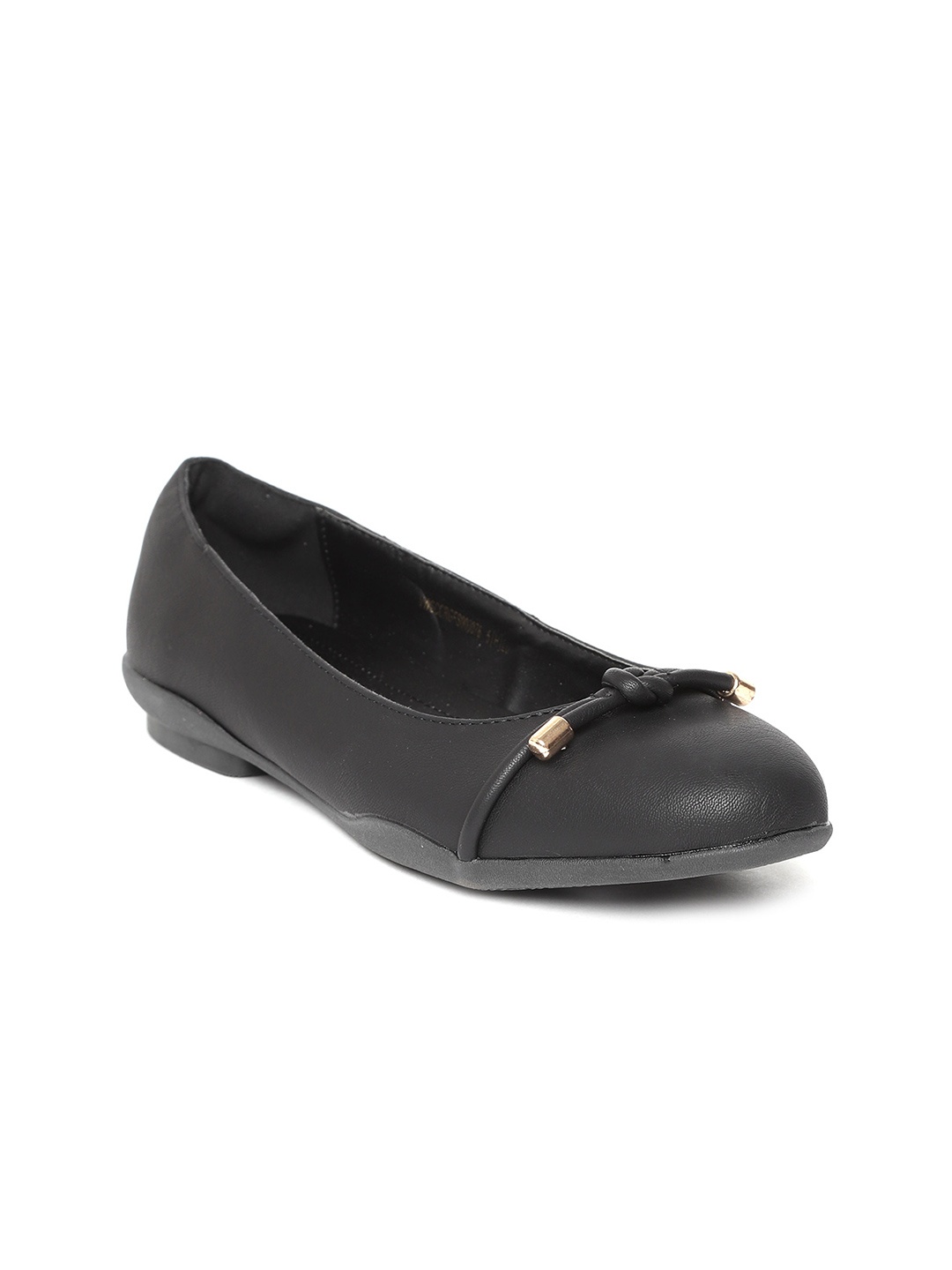 Van Heusen Woman Women Black Solid Ballerinas