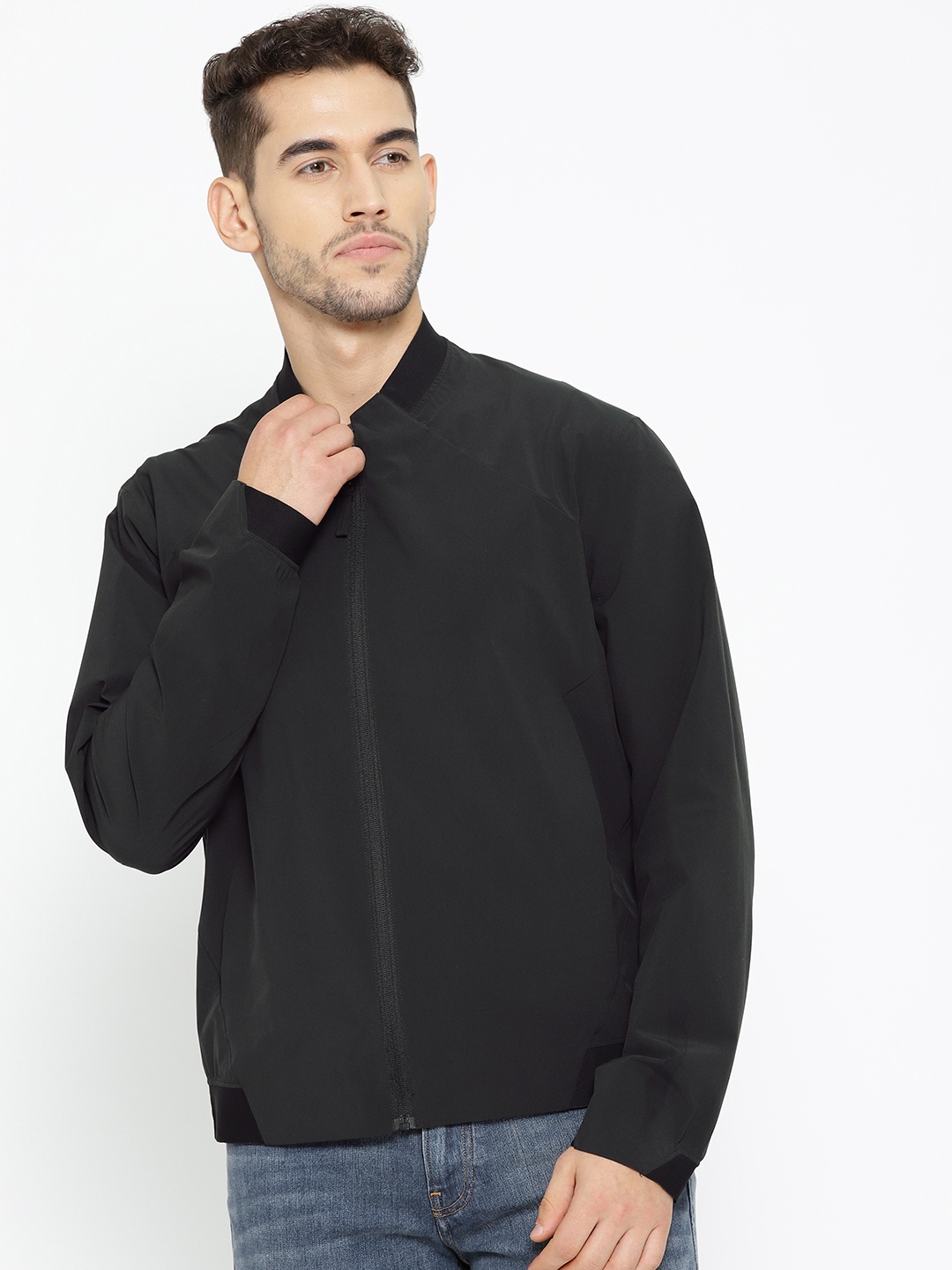 Blackberrys Men Black Solid Jacket