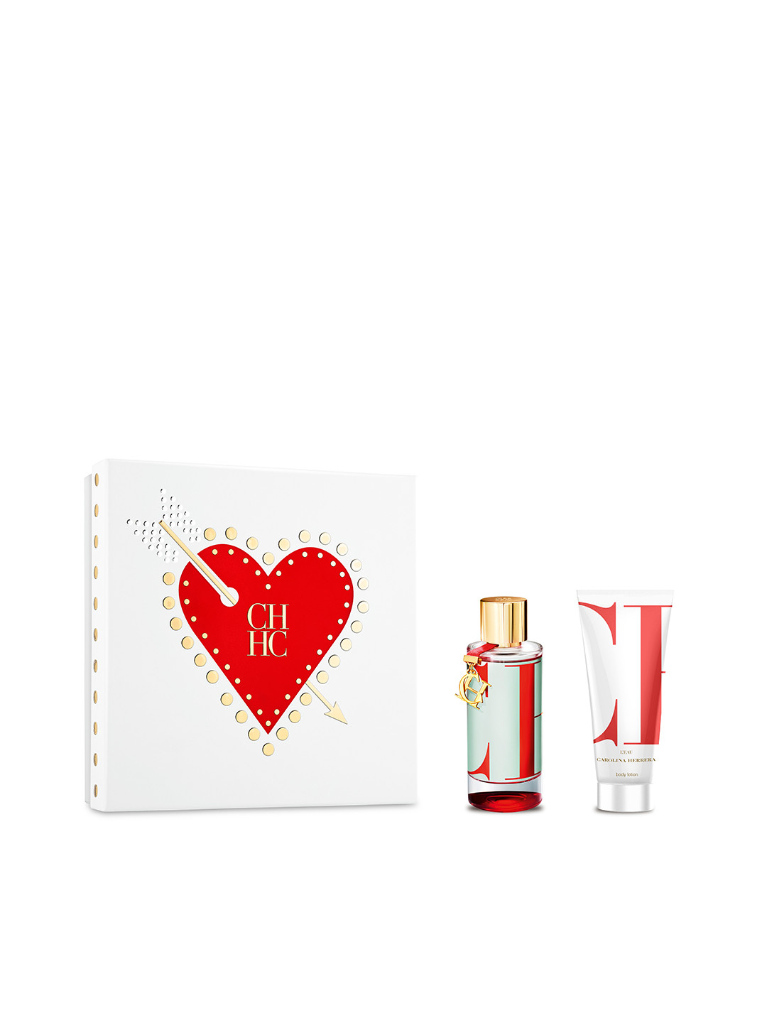 Carolina Herrera Women CH L'EAU Eau de Toilette and Body Lotion Gift Set, Transparent
Carolina Herrera Women CH L'EAU Eau de Toilette and Body Lotion Gift Set, Transparent