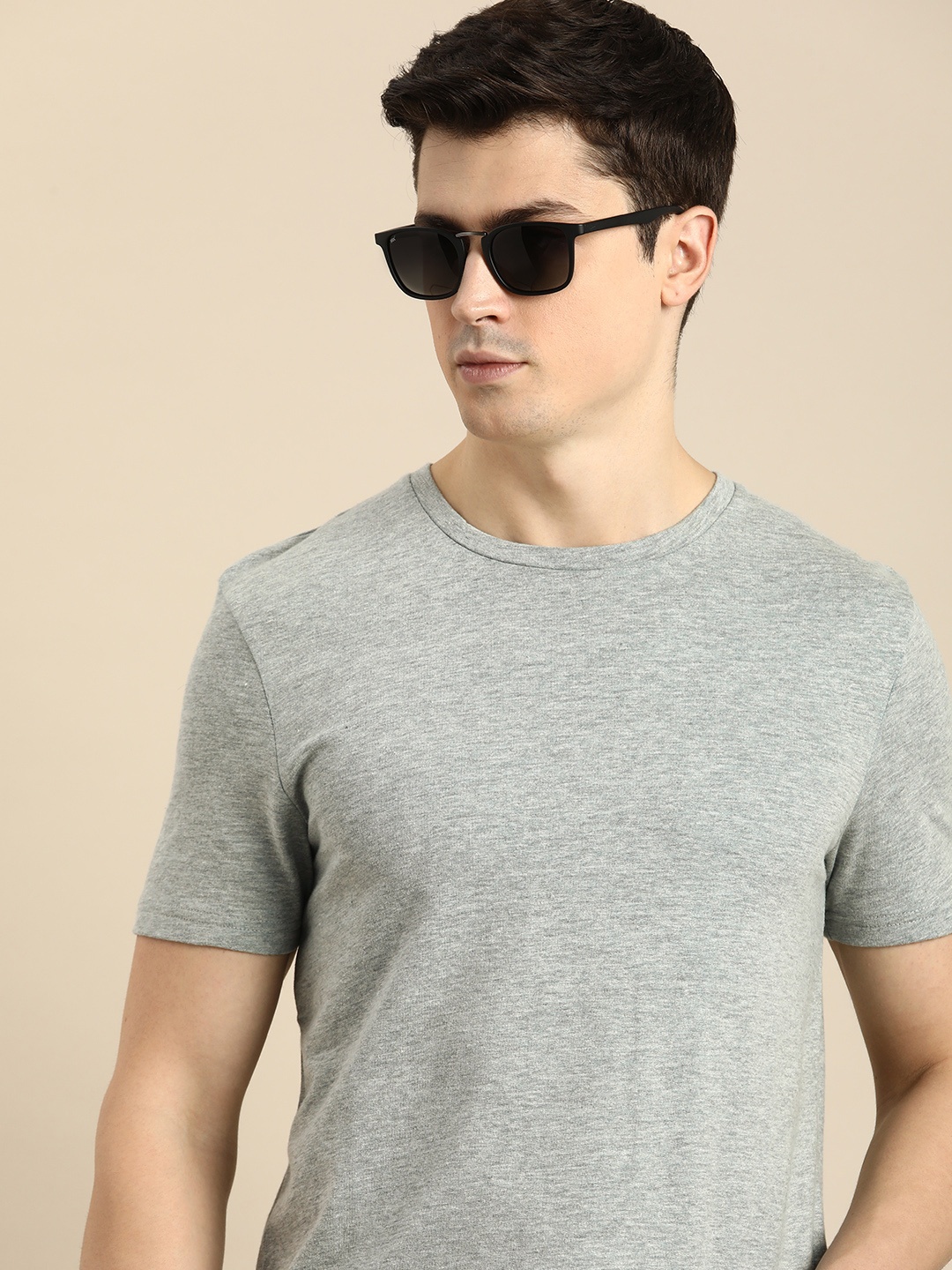 Celio Round Neck T-shirt, Grey