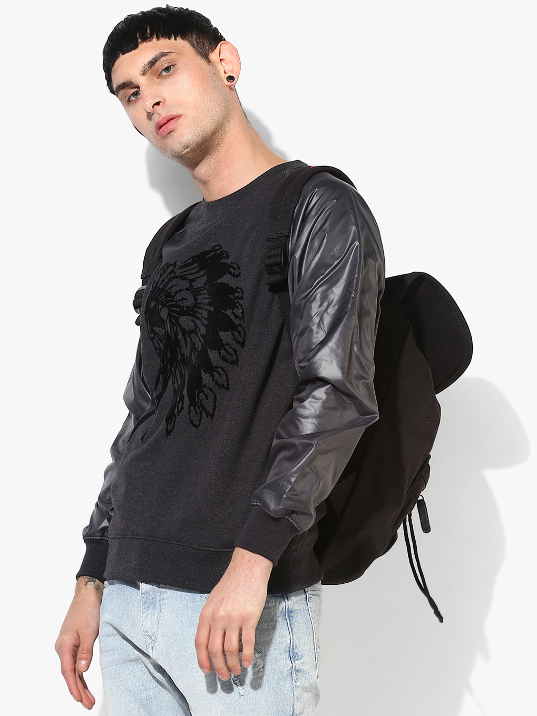 Charcoal Grey Graphic Sweatshirt 
Charcoal Grey Graphic Sweatshirt