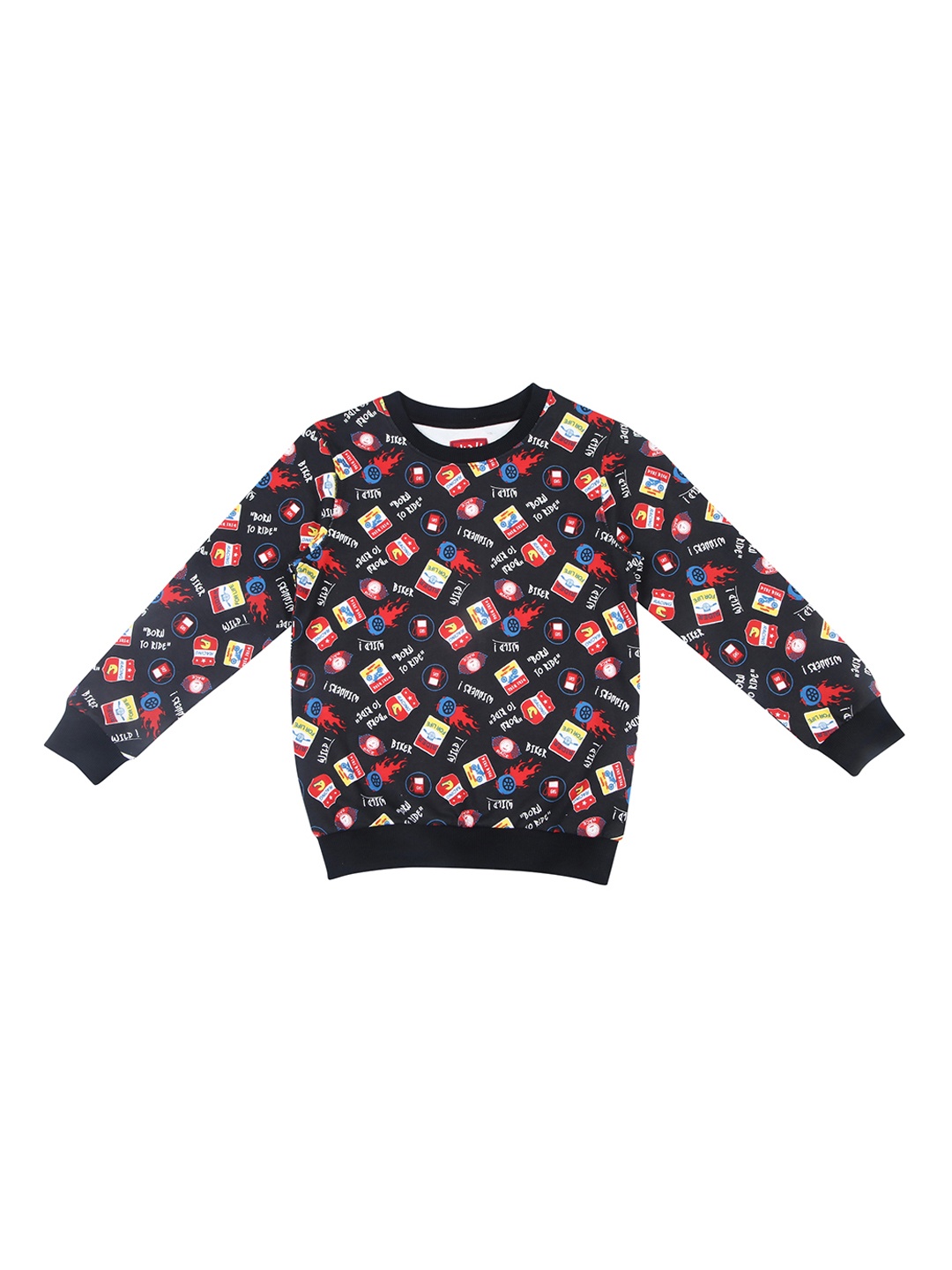 CHALK by Pantaloons Boys Multicoloured Printed Sweatshirt, Multi