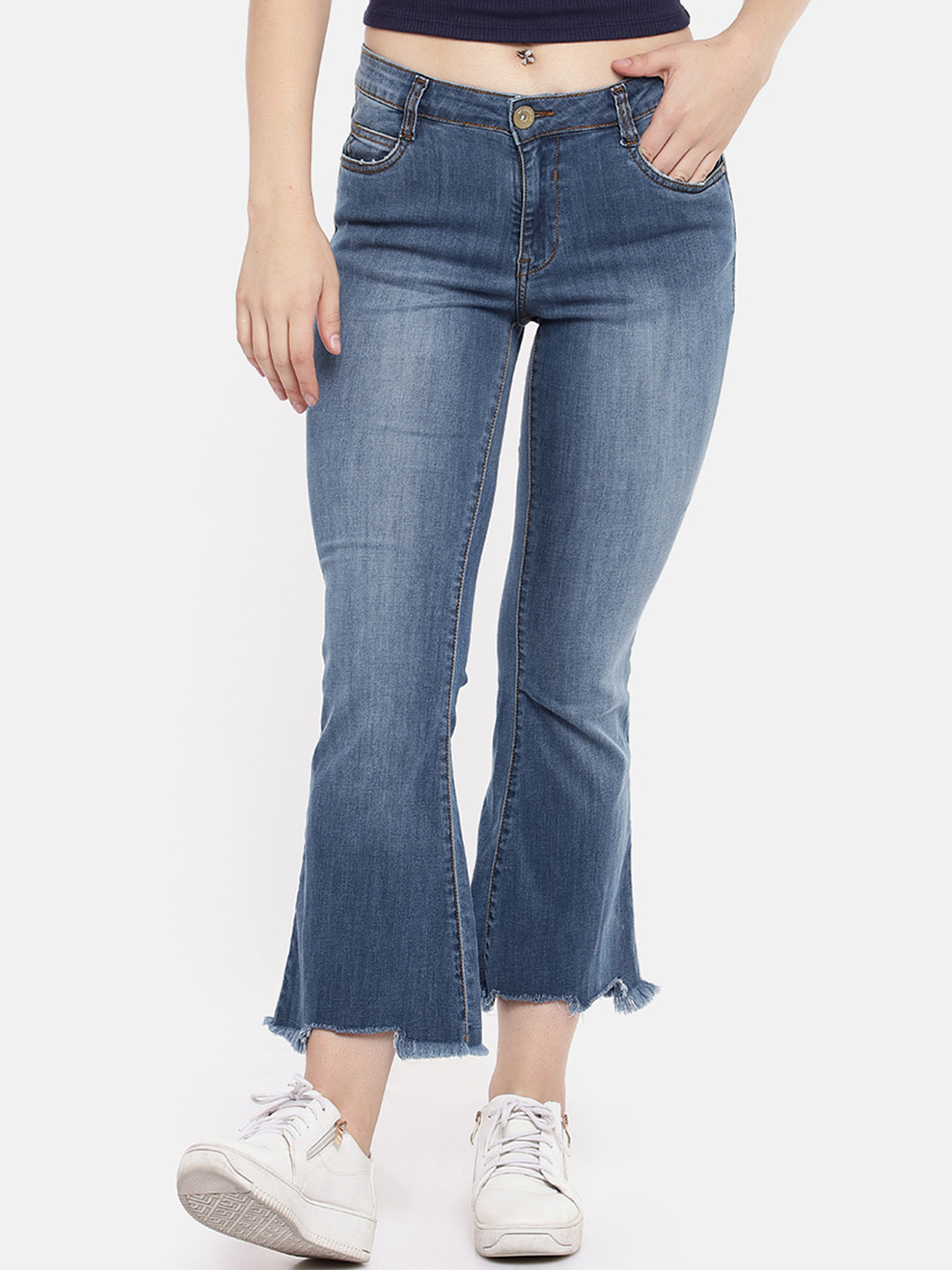 SF JEANS by Pantaloons Women Blue Skinny Fit Flared Mid-Rise Clean Look Stretchable Jeans
SF JEANS by Pantaloons Women Blue Skinny Fit Flared Mid-Rise Clean Look Stretchable Jeans