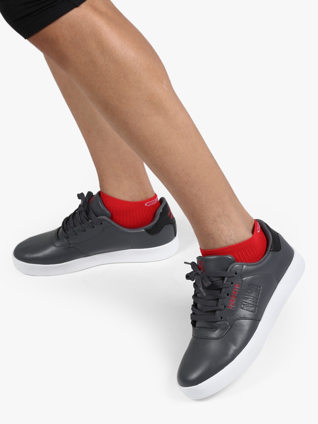 NBA Toronto Raptors Grey Sneakers