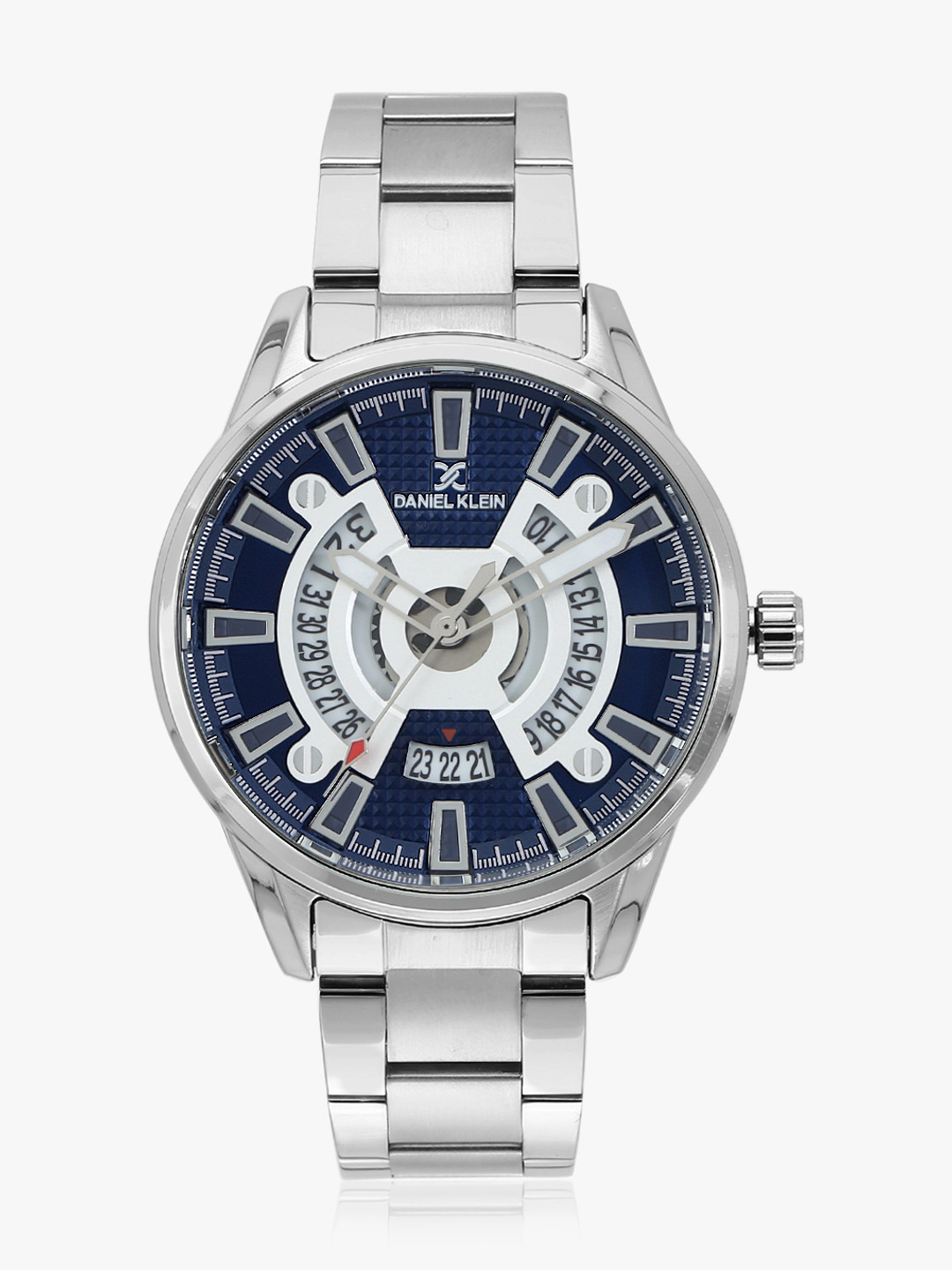 Silver/Blue Analogue Watch 
Silver/Blue Analogue Watch