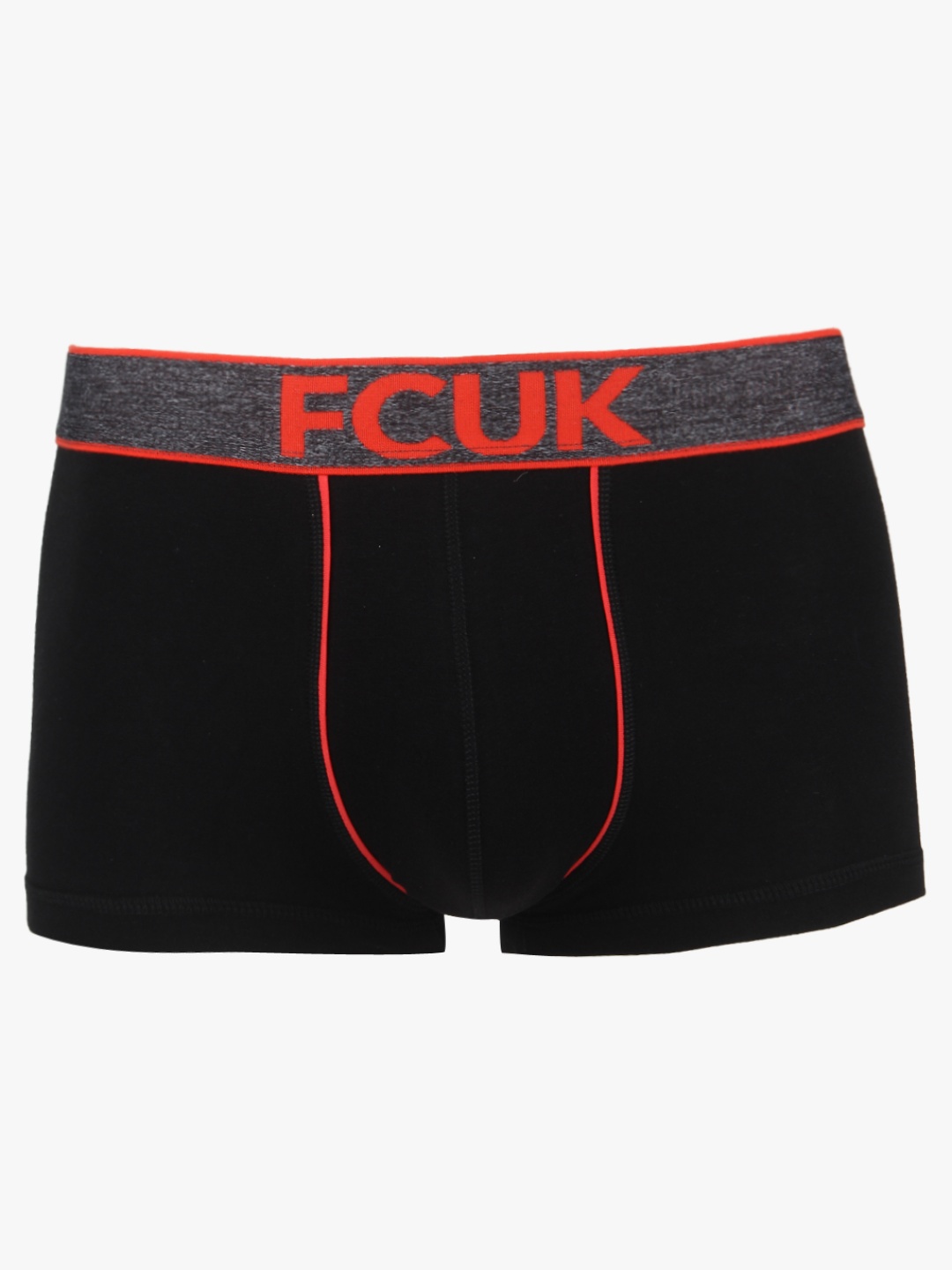 FCUK Men Black Solid Trunk CTR21