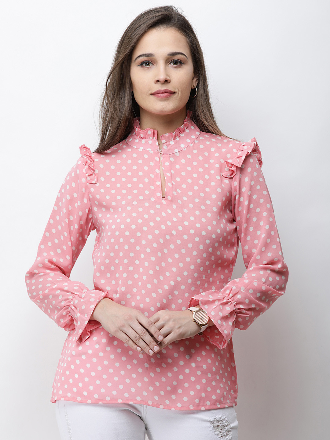 Cation Women Pink Printed Top
Cation Women Pink Printed Top