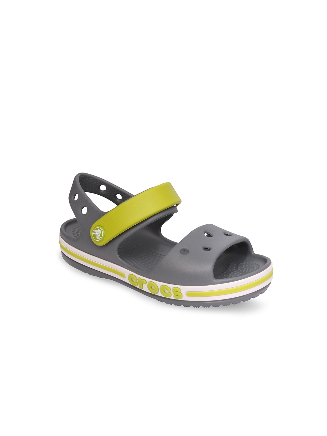Crocs Boys Grey & Grey Comfort Sandals