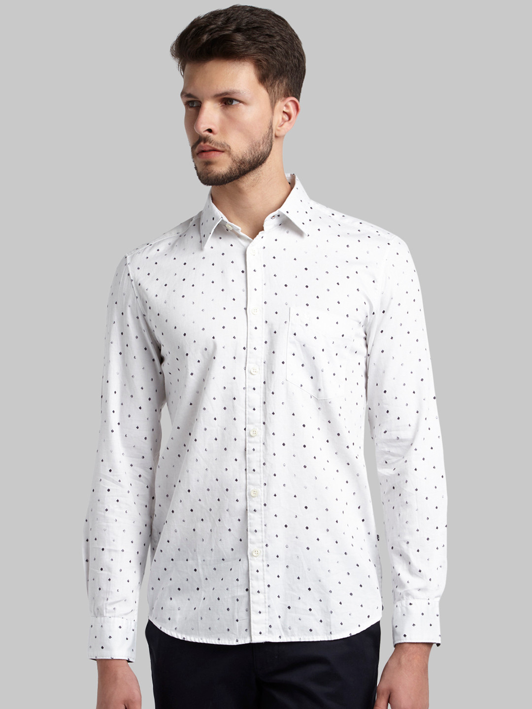 Parx Men White Slim Fit Printed Casual Shirt
Parx Men White Slim Fit Printed Casual Shirt
