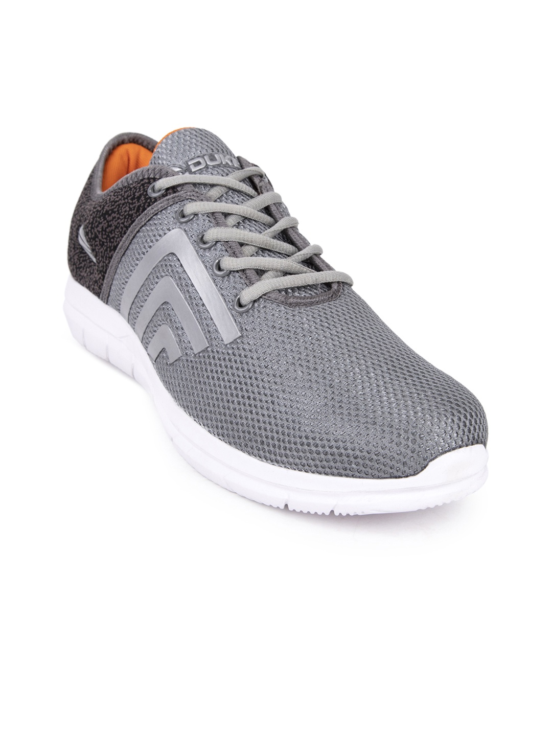 Duke Men Grey Running Shoes