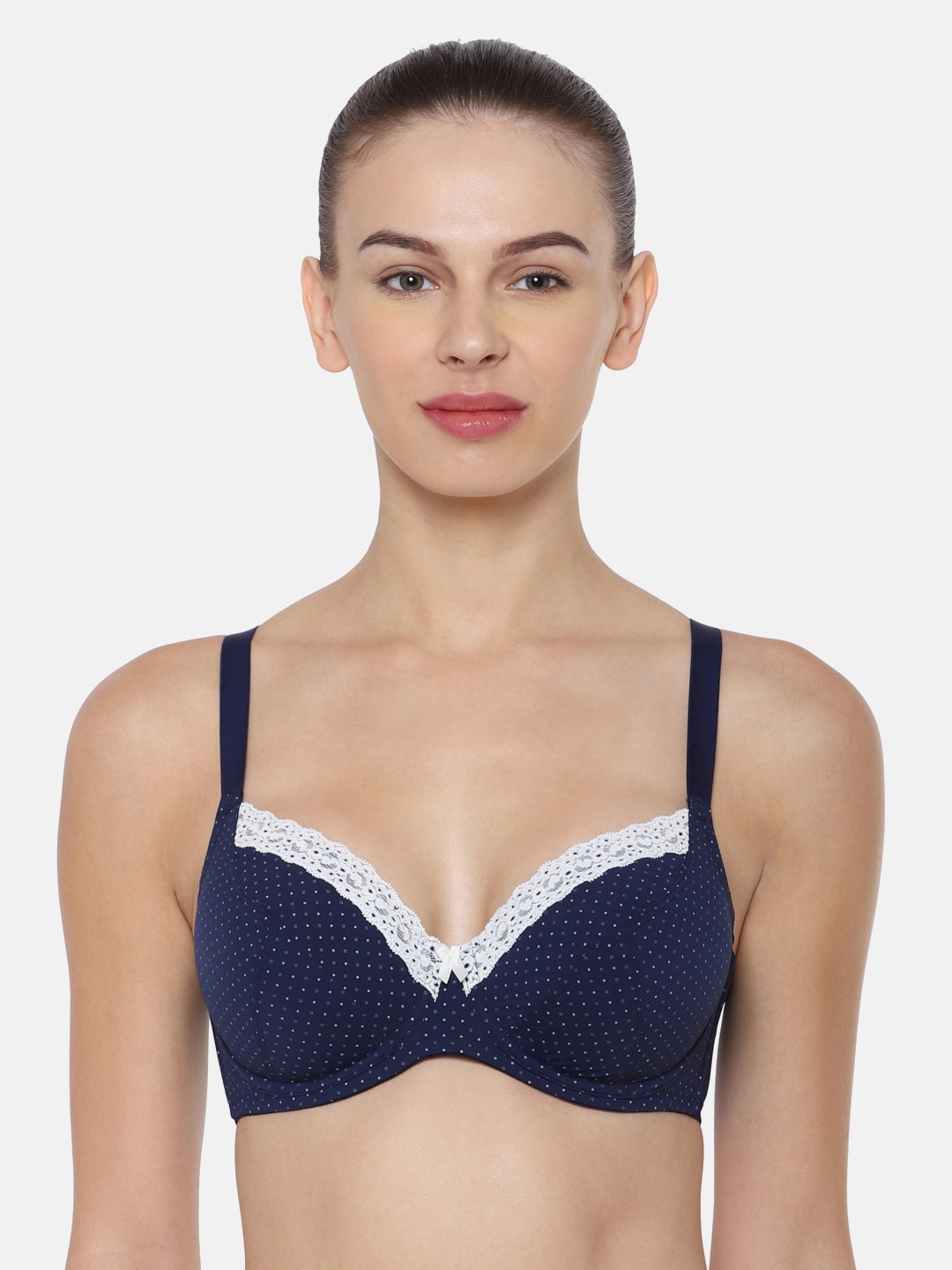 Triumph Beauty-Full 111 Style Wireless Padded Polka Dots Full Coverage Support Big-Cup Bra, Blue
Triumph Beauty-Full 111 Style Wireless Padded Polka Dots Full Coverage Support Big-Cup Bra, Blue