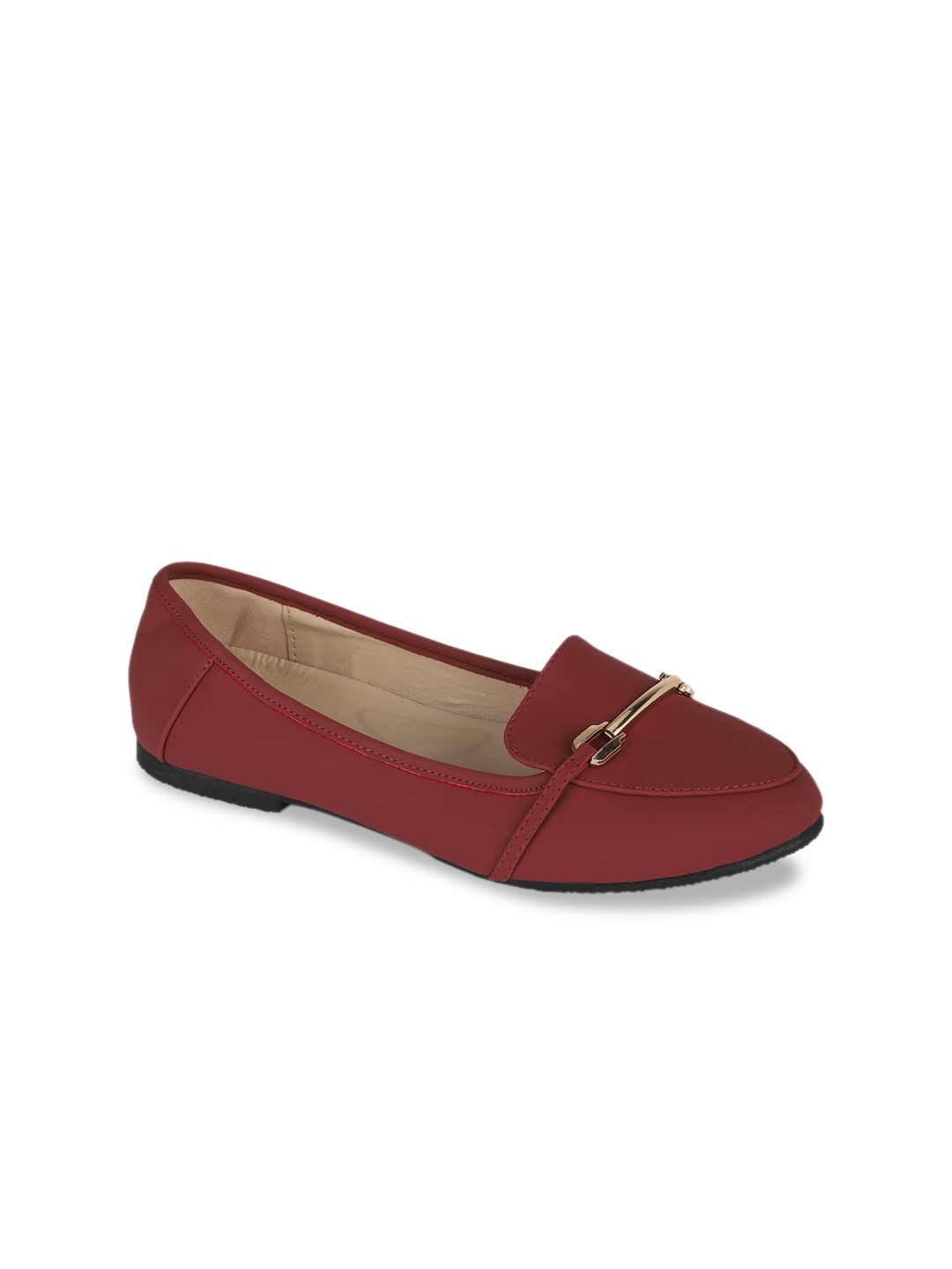 Van Heusen Woman Maroon Loafers
