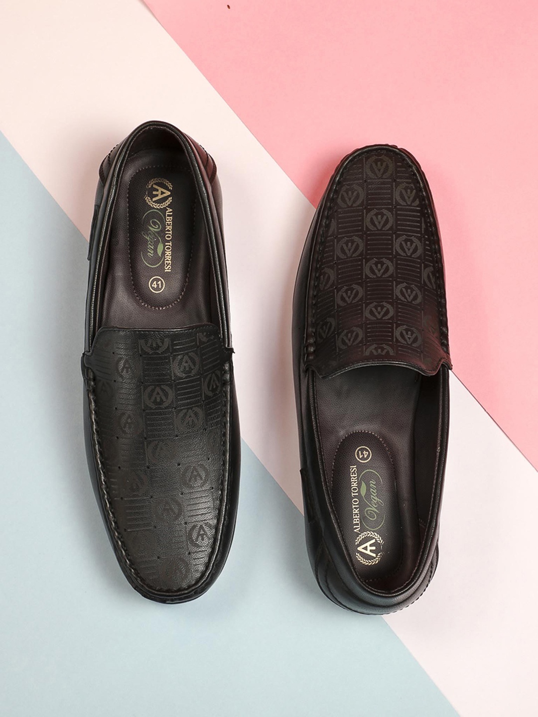 Alberto Torresi Men Black Loafers