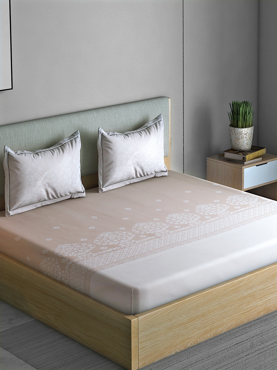 Boutique Living India Beige Ethnic Motifs 210 TC Cotton 1 Queen Bedsheet with 2 Pillow Covers
Boutique Living India Beige Ethnic Motifs 210 TC Cotton 1 Queen Bedsheet with 2 Pillow Covers